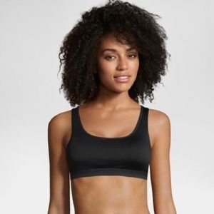 Maidenform Black Lace Band Bralette Bra S NWT